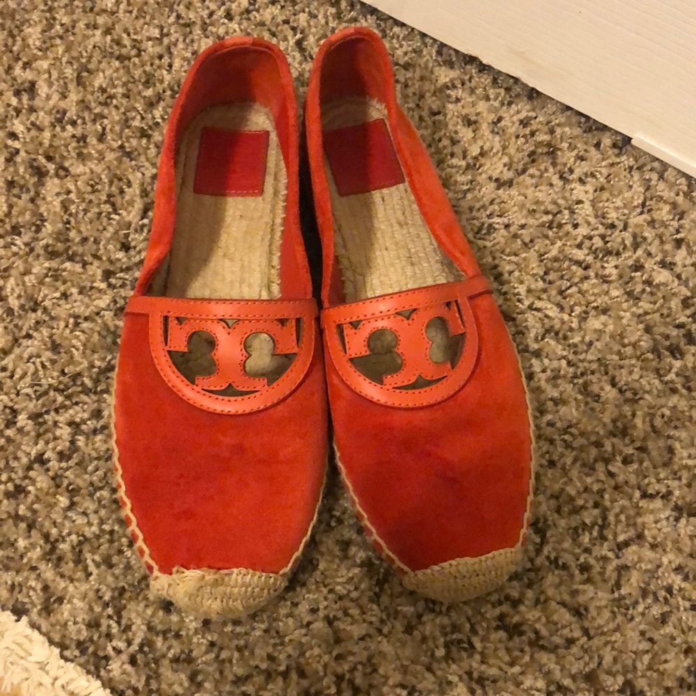 Red Espadrille Flats